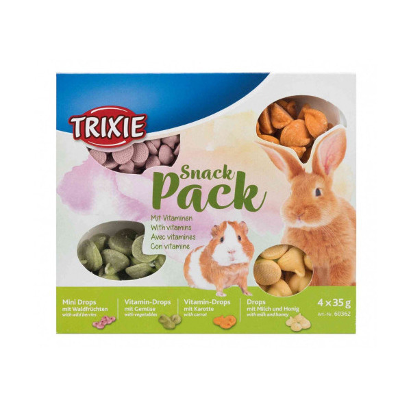 Набор дропсов Trixie, для грызунов, 4×35 г