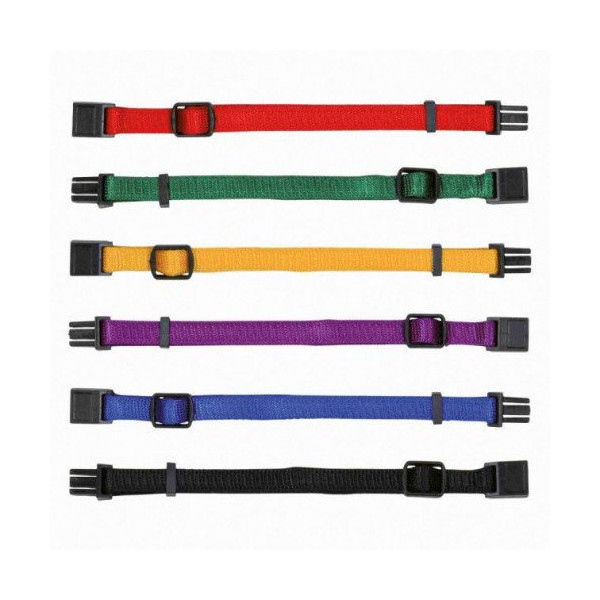 Набор ошейников №1 Trixie Junior Set S-M, 17-25 см х 10 мм, 6 шт