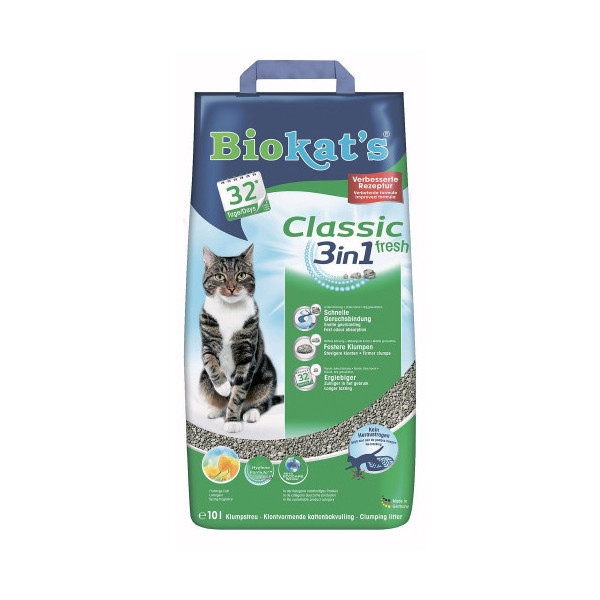 Наполнитель Biokats FRESH, для кошачьего туалета, 10 л