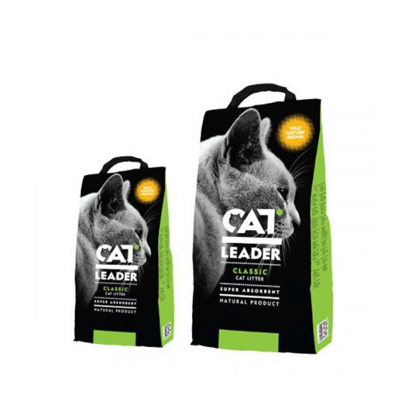 Наполнитель Cat Leader Wild Nature супер-впитывающий в кошачий туалет, 2 кг