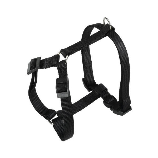 Нейлоновая шлейка Ferplast Champion P XL Black для собак, черная, А: 53x84, B: 60x98 см