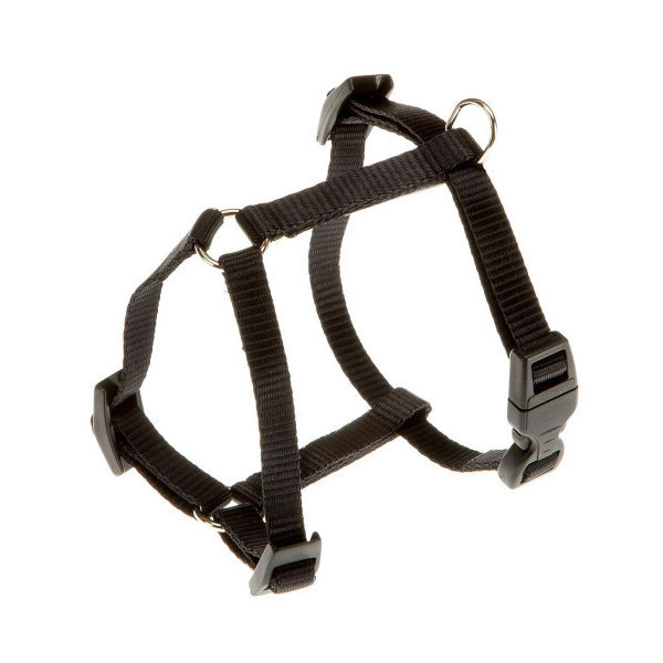 Нейлоновая шлейка Ferplast Champion P XS Black для собак, черная, А: 22x38, B: 25x38 см