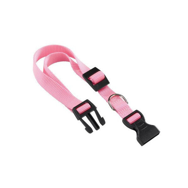 Нейлоновый ошейник Ferplast Club C20/56 Colours Pink для собак, розовый, 36x56 см