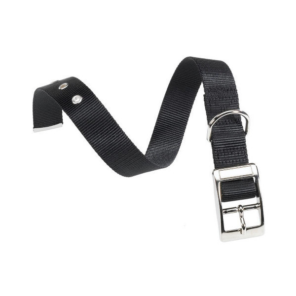 Нейлоновый ошейник Ferplast Club CF25/45 Black для собак, черный, 37x45 см