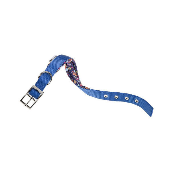 Нейлоновый ошейник Ferplast Daytona Fanasy C25/45 Blue для собак, синий, A: 37x45 см, B: 25 мм