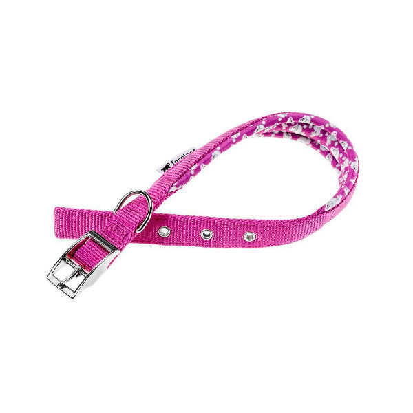 Нейлоновый ошейник Ferplast Daytona Fanasy C25/53 Purple для собак, фиолетовый, A: 45x53 см, B: 25 мм