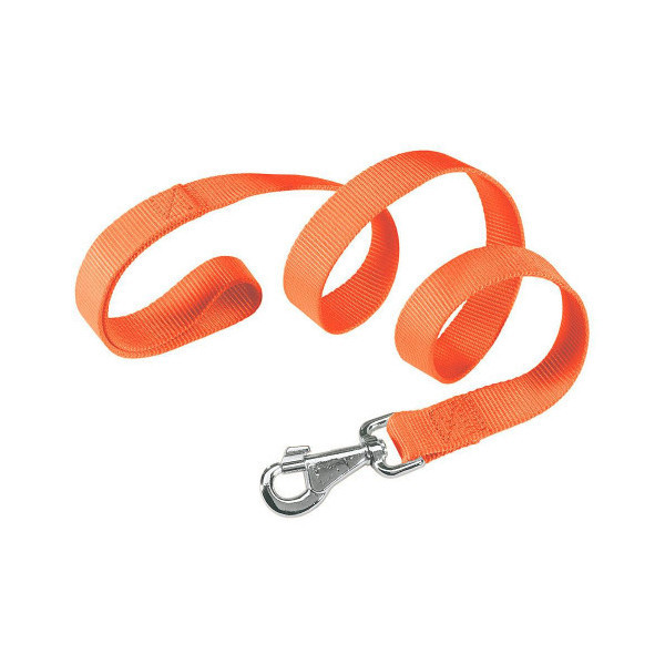 Нейлоновый поводок Ferplast Club G15/110 Orange для собак, оранжевый, 15 мм, 110 см