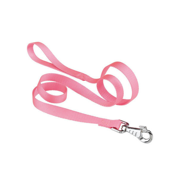 Нейлоновый поводок Ferplast Club G15/120 Pink для собак, розовый, 15 мм, 120 см