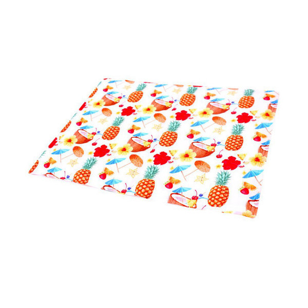 Охлаждающий коврик Croci Tappetino Refrigerante FreshMat для собак, принт коктейль, 50×40 см
