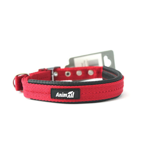 Ошейник AnimAll для собак, M, красный, 2×29-50 см
