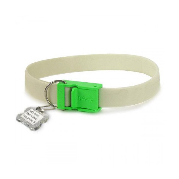Ошейник Davis FurEver Brite Safety Collar для собак, светящийся, размер S, 48×1.9 см