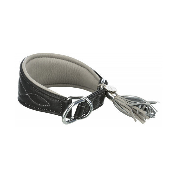 Ошейник Trixie Active Comfort XS-S, для собак, 24-31 см, 50 мм, черный/серый