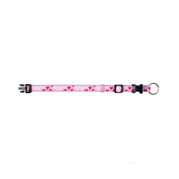 Ошейник Trixie Modern Art Rose Heart XXS-XS для чобак, 15-25 см х 10 мм, розовый