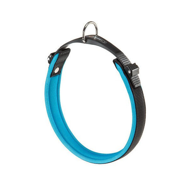 Ошейник на мягкой подкладке Ferplast Ergofluo C25/60 Blue для соба, A: 52÷60 см, B: 25 мм