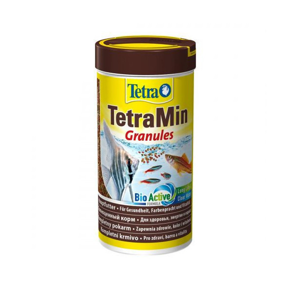 Основной корм Tetra MIN Granules для аквариумных рыб, 1 л