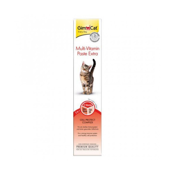 Паста GimCat Multi-Vitamin Paste Extra, для кошек, 50 г