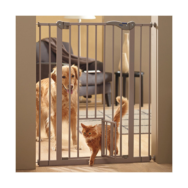 Перегородка Savic Dog Barrier+Small Door для собак, с дверцей, 107×75-84 см