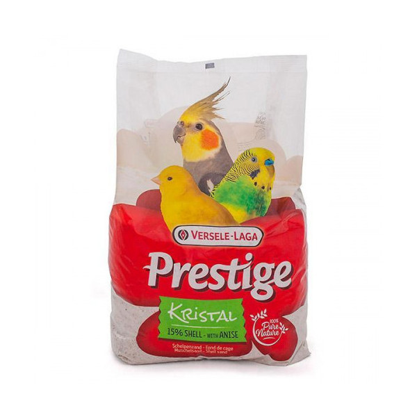 Песок Versele-Laga Prestige Kristal из морских раковин, для птиц, 2 кг