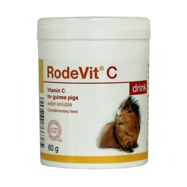 Пищевая добавка Dolfos RodeVit C Drink для морских свинок, 60 г