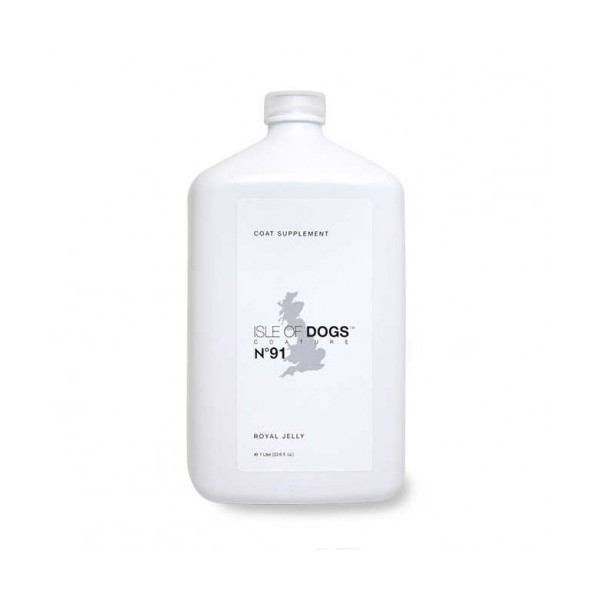 Пищевая добавка Isle Of Dogs Royal Jelly Coat Supplement Королевское Желе №91 для собак, 1 л