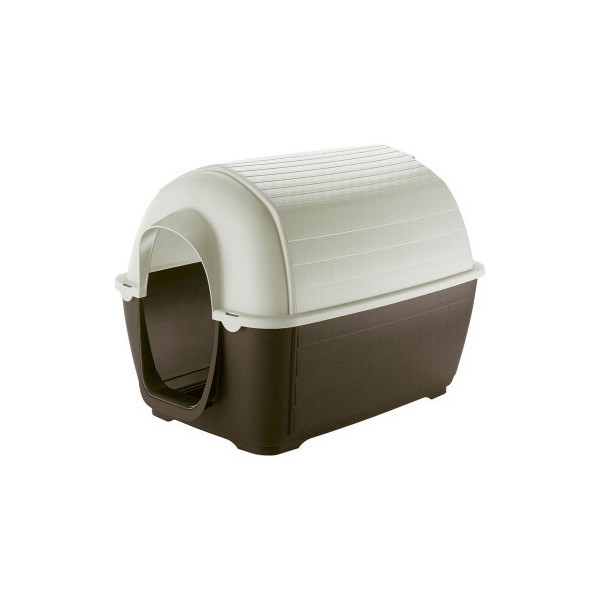 Пластиковая будка Ferplast Kenny Mini Plastic Kennel для собак в форме иглу, 40x66x40 см