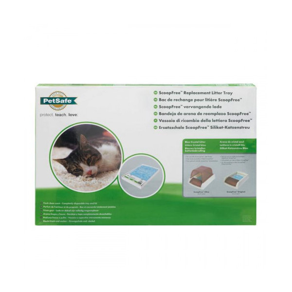 Поддон PetSafe ScoopFree Blue Crystal с наполнителем, для кошачьего туалета