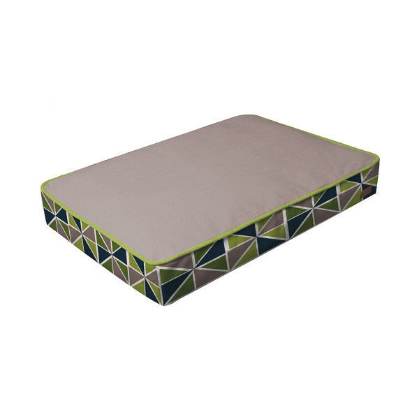 Подушка Croci Cozy Ray для собак и кошек, серо-зелёный, 75×52×10 см