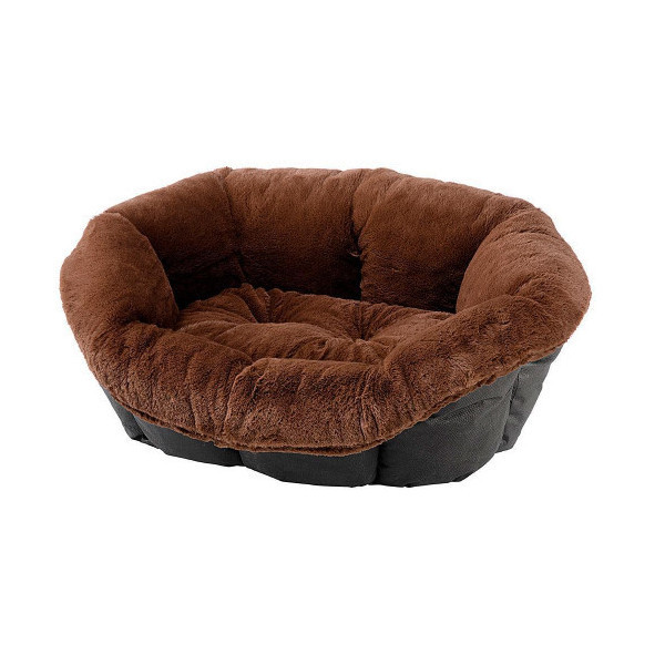 Подушка Ferplast Spare Sofa 4 Soft к лежанке Sofa для кошек и собак, коричневый, 54×39 см