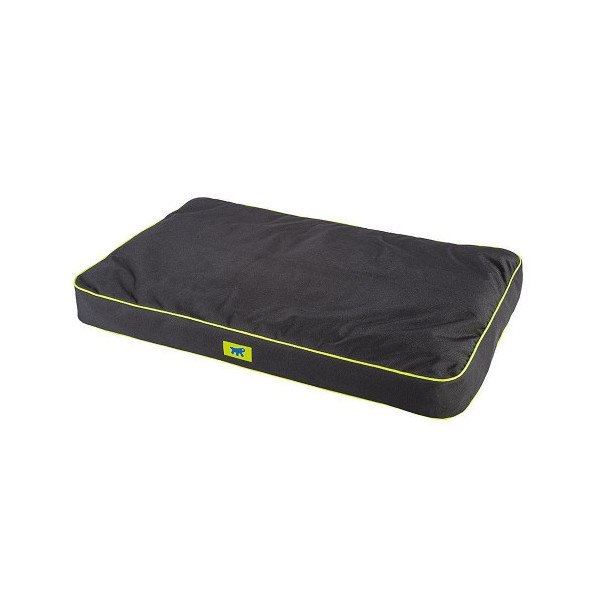 Подушка из прочного материала Ferplast Polo 80 Cushion Black для собак, чёрная, 80×50×8 см
