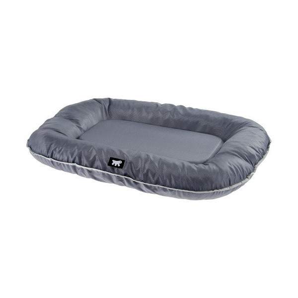 Подушка с бортиками Ferplast Oscar 100 Cushion Grey для собак, прочная ткань, серая, 100×70×12 см