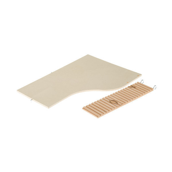 Полка и трап Ferplast Kit Floor + Ladder Karat 60 для клеток для грызунов