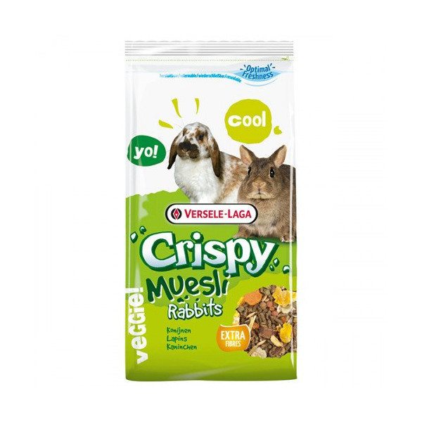 Полноценный корм Versele-Laga Crispy Muesli Rabbits Cuni для карликовых кроликов, 20 кг