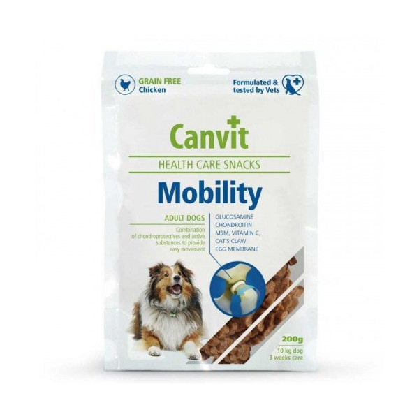 Полувлажное лакомство Canvit Mobility для поддержки и развития суставов у собак, 200 г