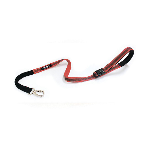 Поводок Croci Hiking AntiShock для собак, регулируемый, нейлон, красный, 1.5×120 см