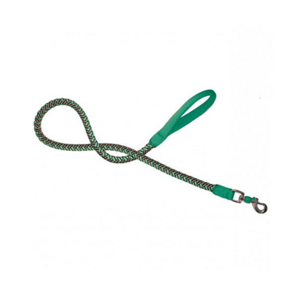 Поводок Croci Hiking Endurance для собак, плетеный, нейлон, зеленый, 1.5×120 см