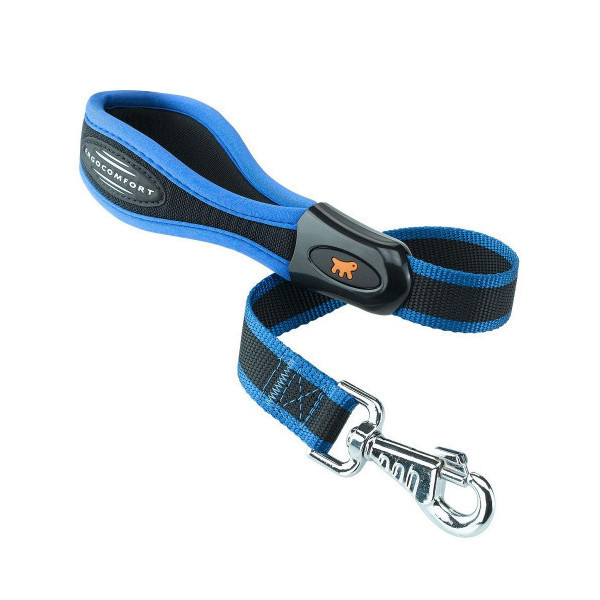 Поводок Ferplast Ergocomfort GM25/55 Blue для собак с эргономичной ручкой на подкладке, 25 мм, 5 см