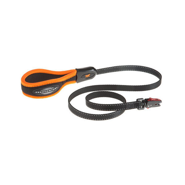 Поводок Ferplast Ergofluo Matic G15/120 Orange для собак с автоматическим карабином, 15 мм, 120 см