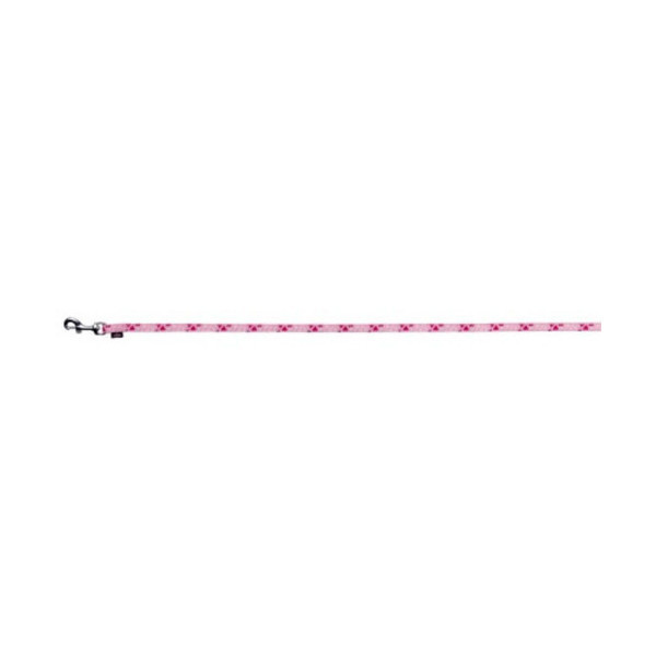 Поводок Trixie Rose Heart для собак, 2 карабина, нейлон, 1.2 м х 10 мм, розовый