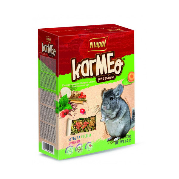 Премиум корм Vitapol Karmeo для шиншилл, 1кг