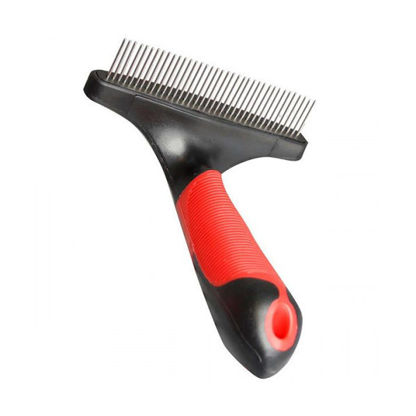 Расческа-грабли Flamingo Rake Rotating Teeth для собак с длинной, жесткой и курчавой шерстью, 27 зубцов