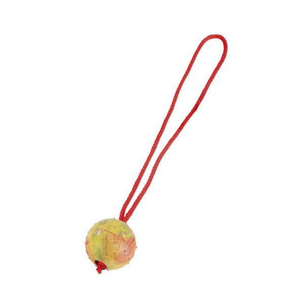 Резиновый мяч Sprenger с ручкой для собак, 7,5 см