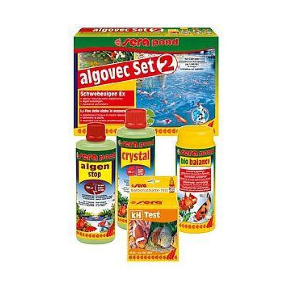 Sera Pond Algovec Set 2 комплект для выдаления нитчастых водорослей в пруду на 5000 л