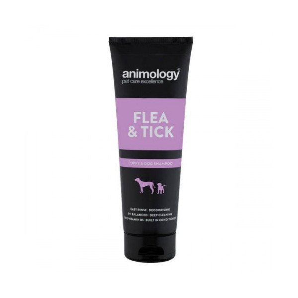 Шампунь ANIMOLOGY FLEA& TICK от блох и клещей 250 мл.