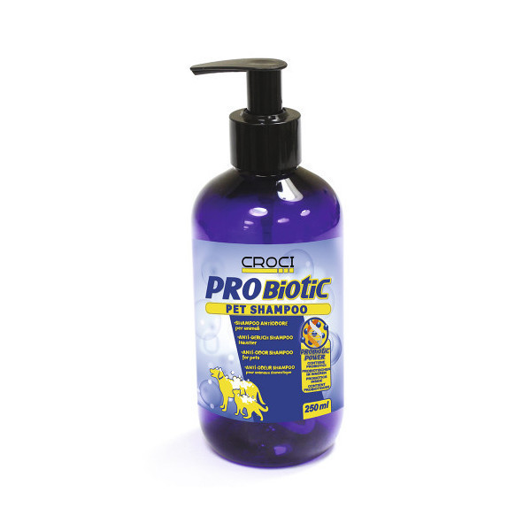 Шампунь Croci Probiotic для нейтрализации запахов, для собак и кошек, 250 мл