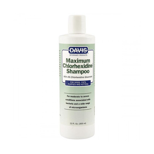Шампунь Davis Maximum Chlorhexidine Shampoo для собак и котов с заболеваниями кожи и шерсти, 3.8 л