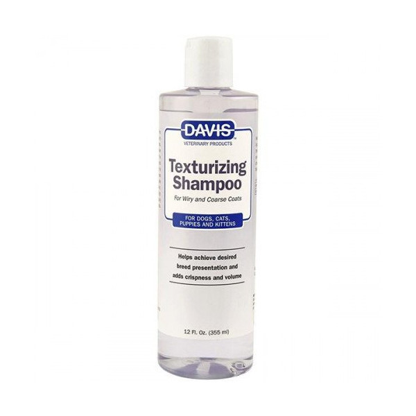 Шампунь Davis Texturizing Shampoo для жесткой и объемной шерсти у собак и котов, концентрат, 355 мл