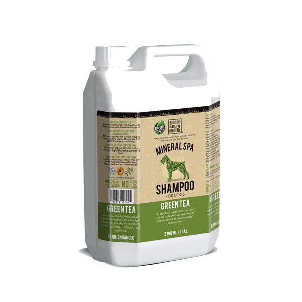 Шампунь RELIQ Mineral Spa Green Tea Shampoo с маслом зелёного чая, для собак, 3.79 л