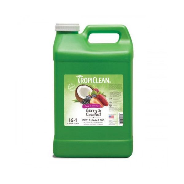 Шампунь Tropiclean Berry and Coconut 1:16 глубокой очистки 9,46 л.