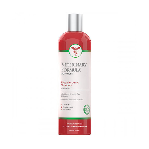 Шампунь Veterinary Formula Advanced Hypoallergenic Shampoo, для собак и кошек, 0.473 л
