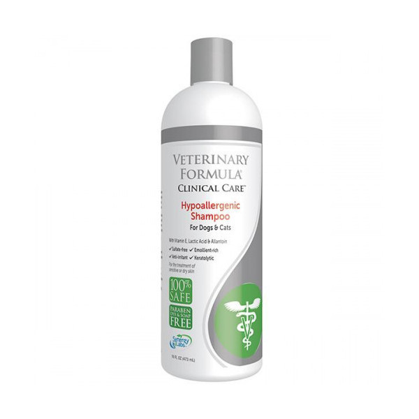 Шампунь Veterinary Formula Clinical Care Hypoallergenic Shampoo для собак и котов, 45 мл